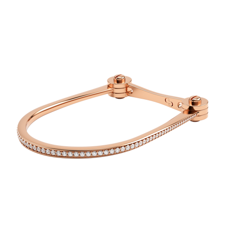 L'etrier "One Line" Or Rose
