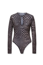 Aria Long Sleeve Body Zebra