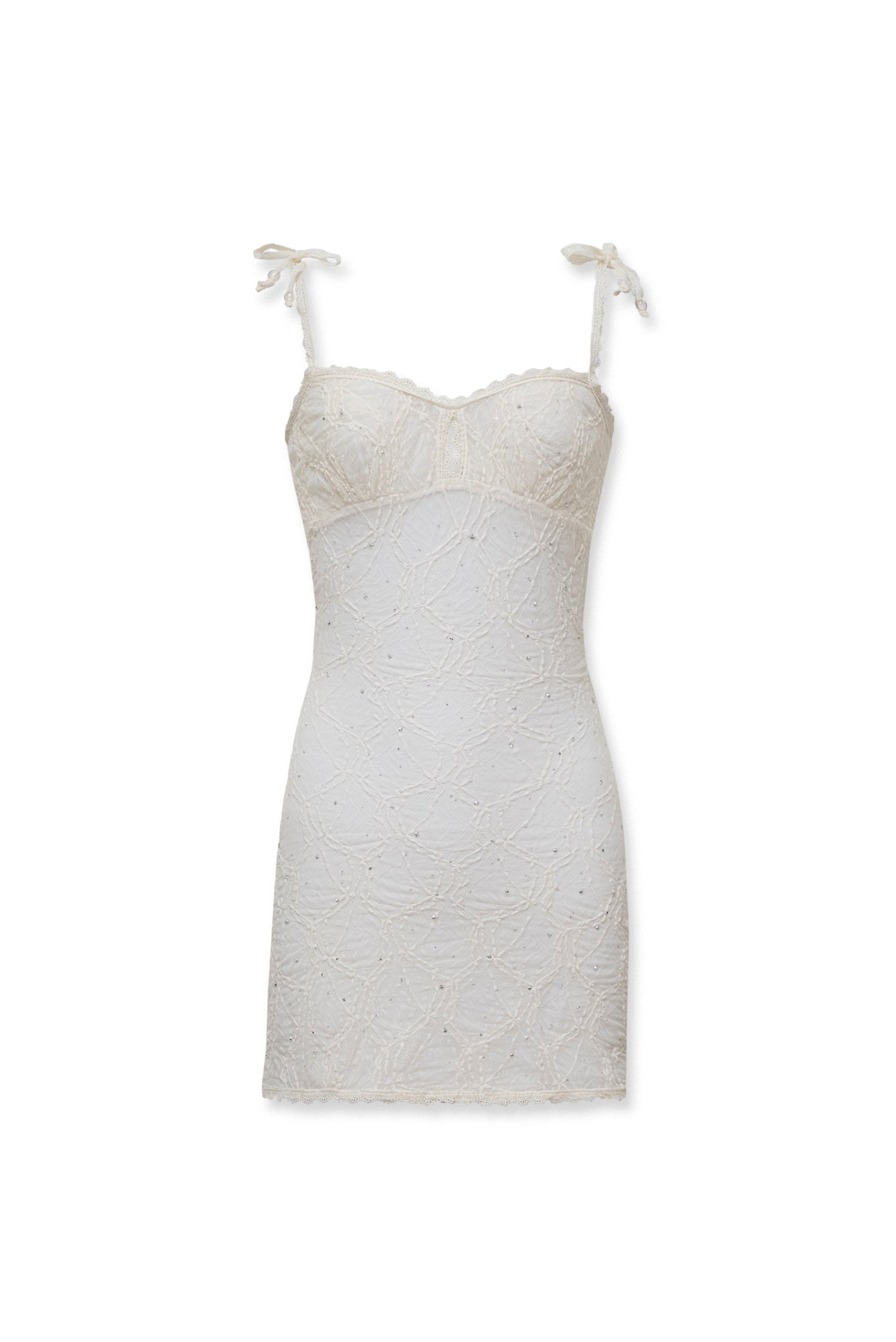 Penélope Mini Dress Pearl