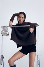 Nina Cape & Mittens Brown