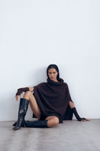 Nina Cape & Mittens Brown