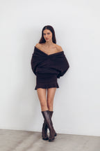 Mia Mini Skirt Brown