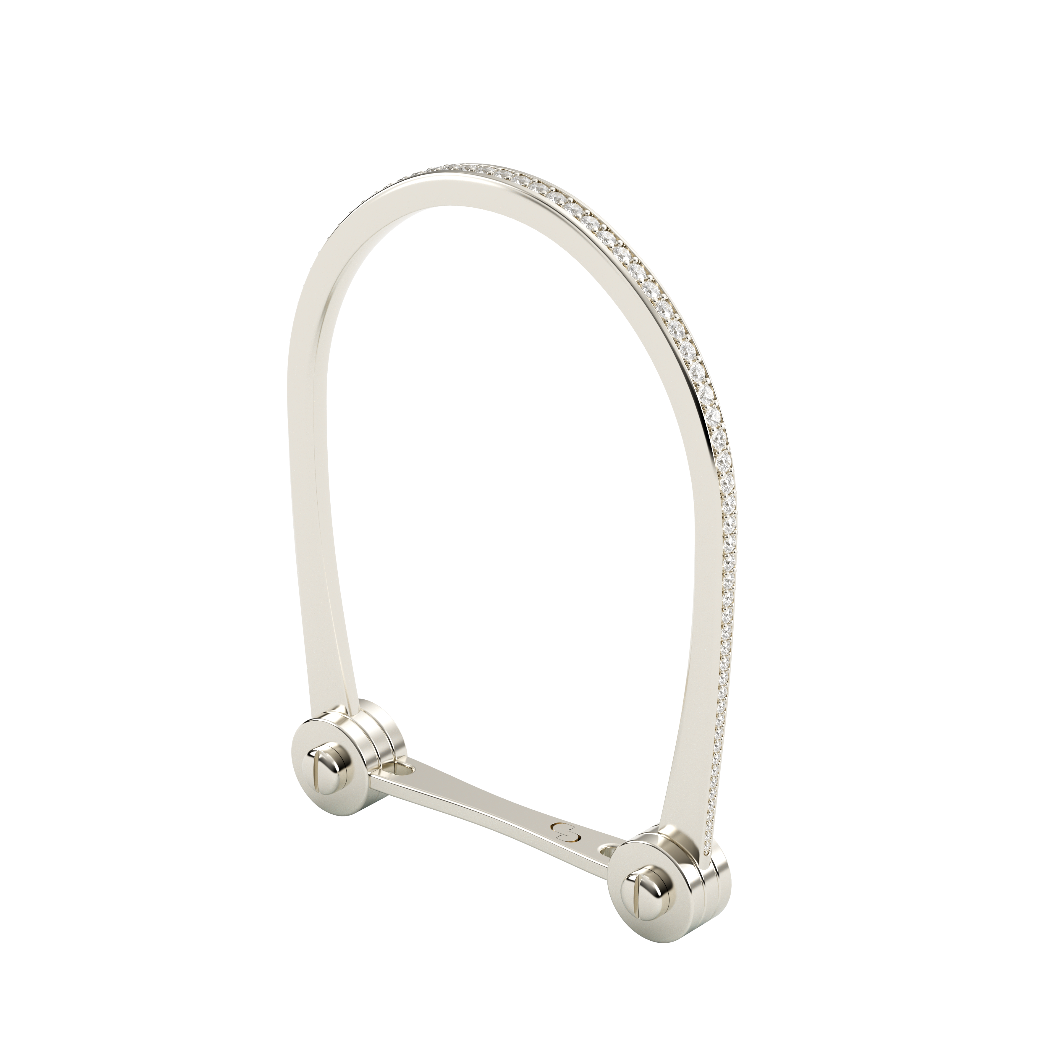 L'etrier "One Line" Or Blanc