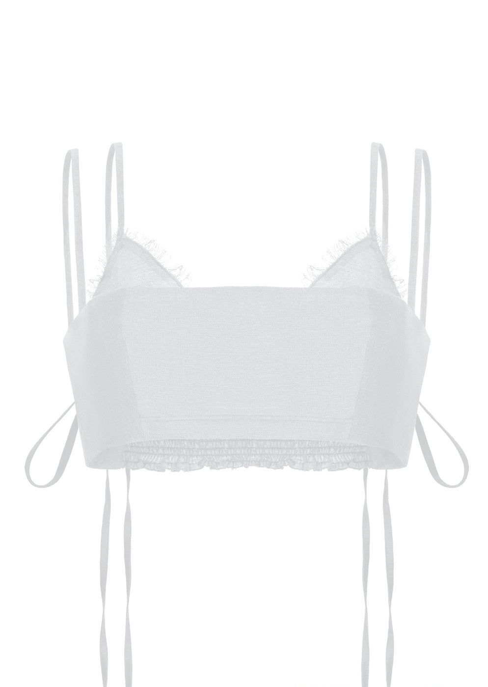 Long strap crop top