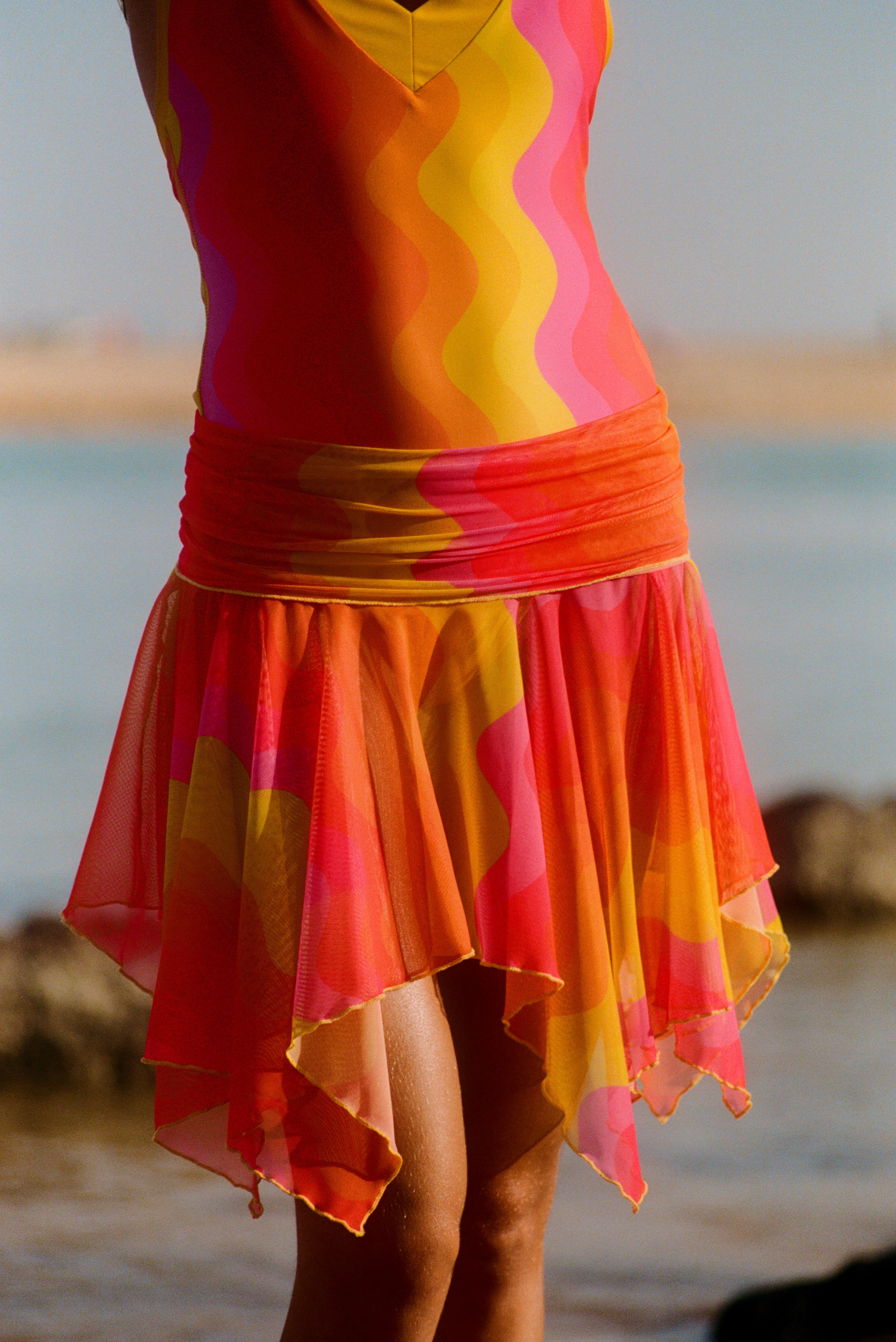 Martina Skirt Wave Pink