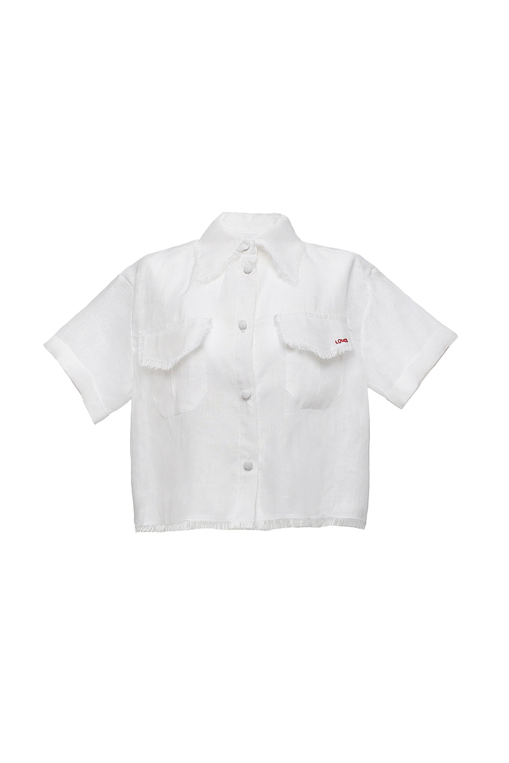 White top with pockets