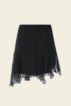 Wave Skirt Black