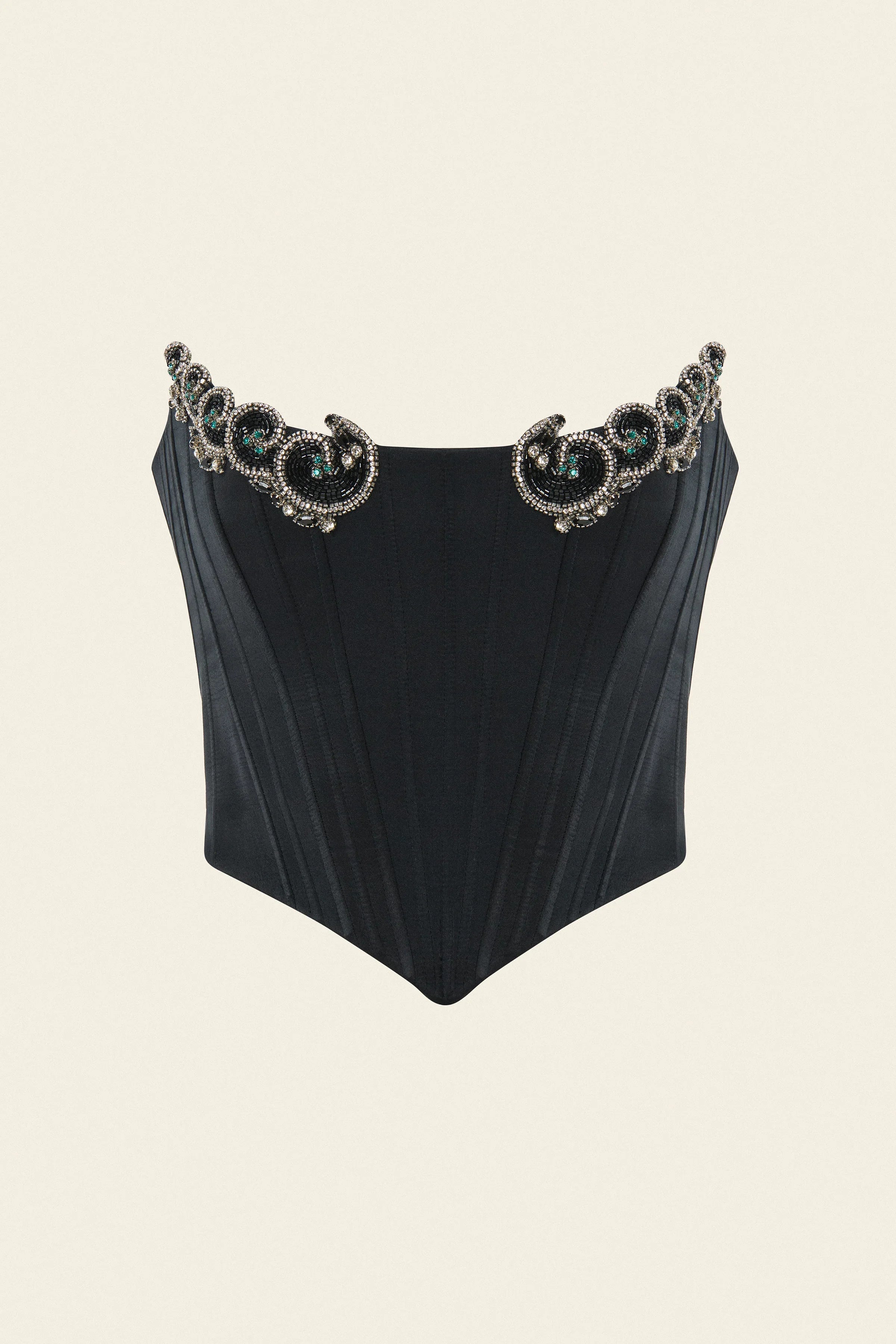 Wave Corset Black