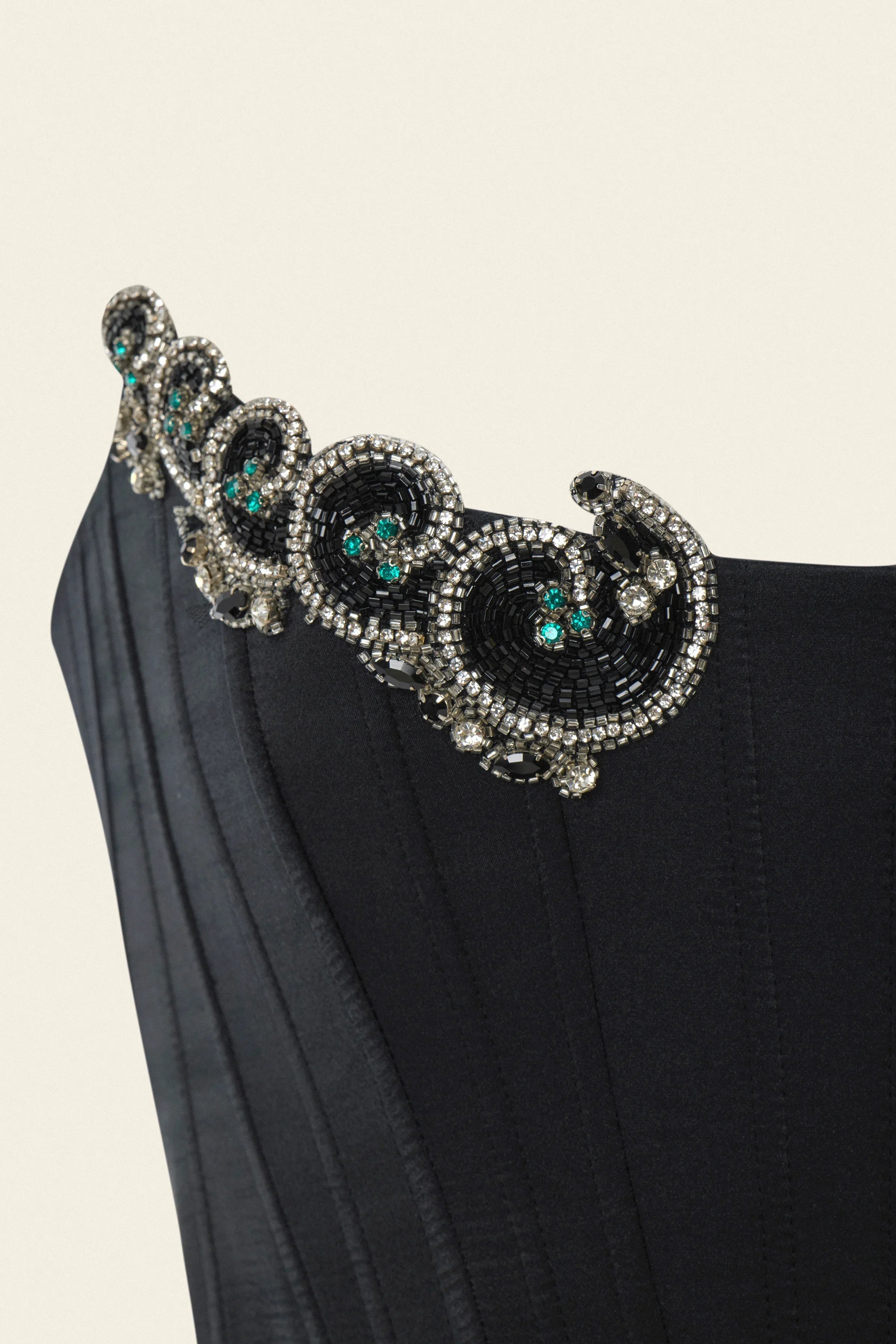 Wave Corset Black