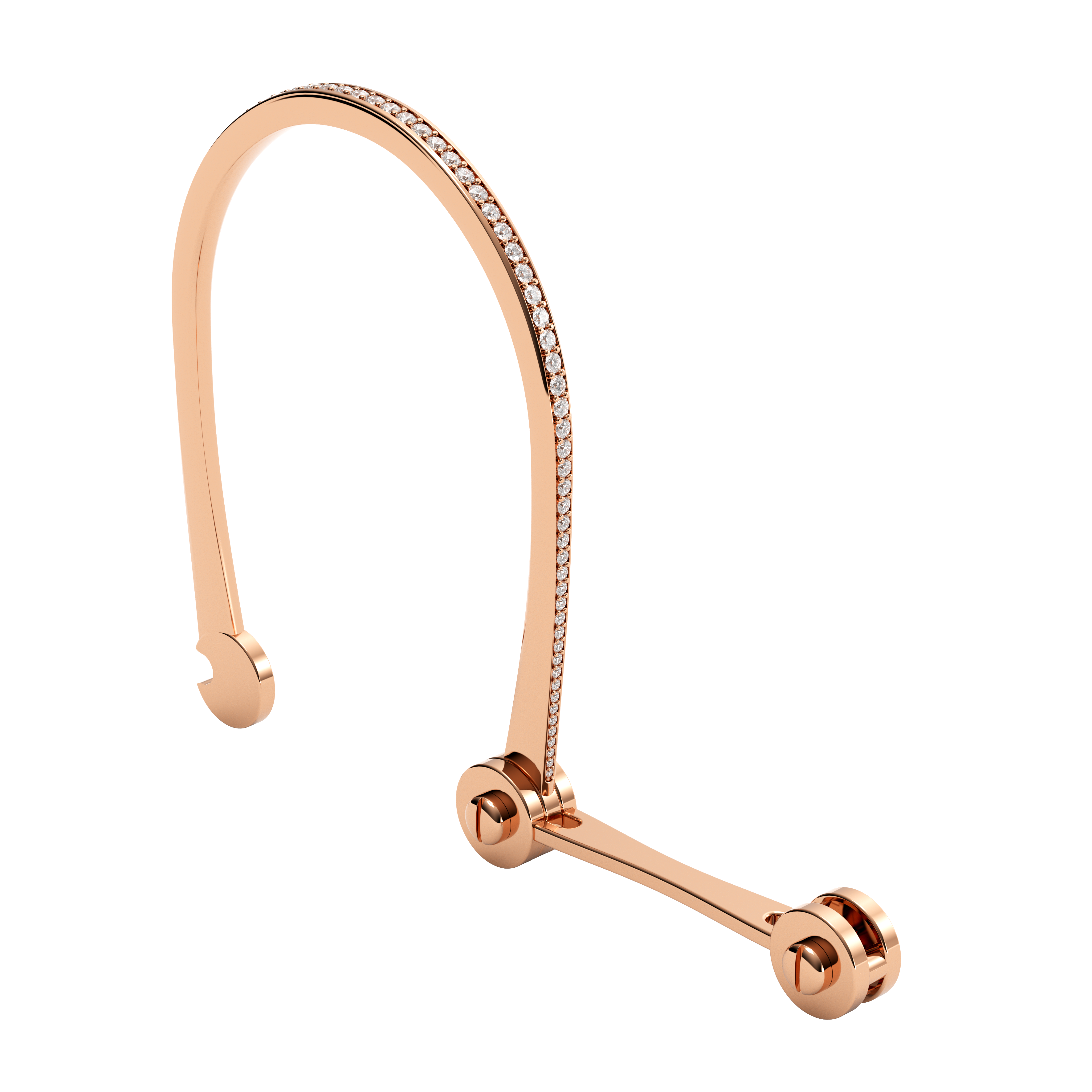 L'etrier "One Line" Or Rose