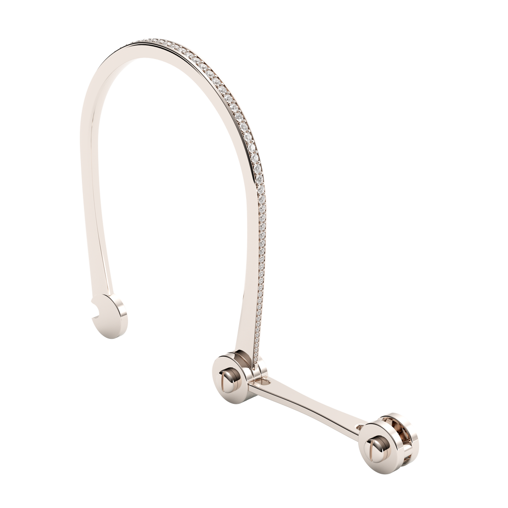 L'etrier "One Line" Or Blanc