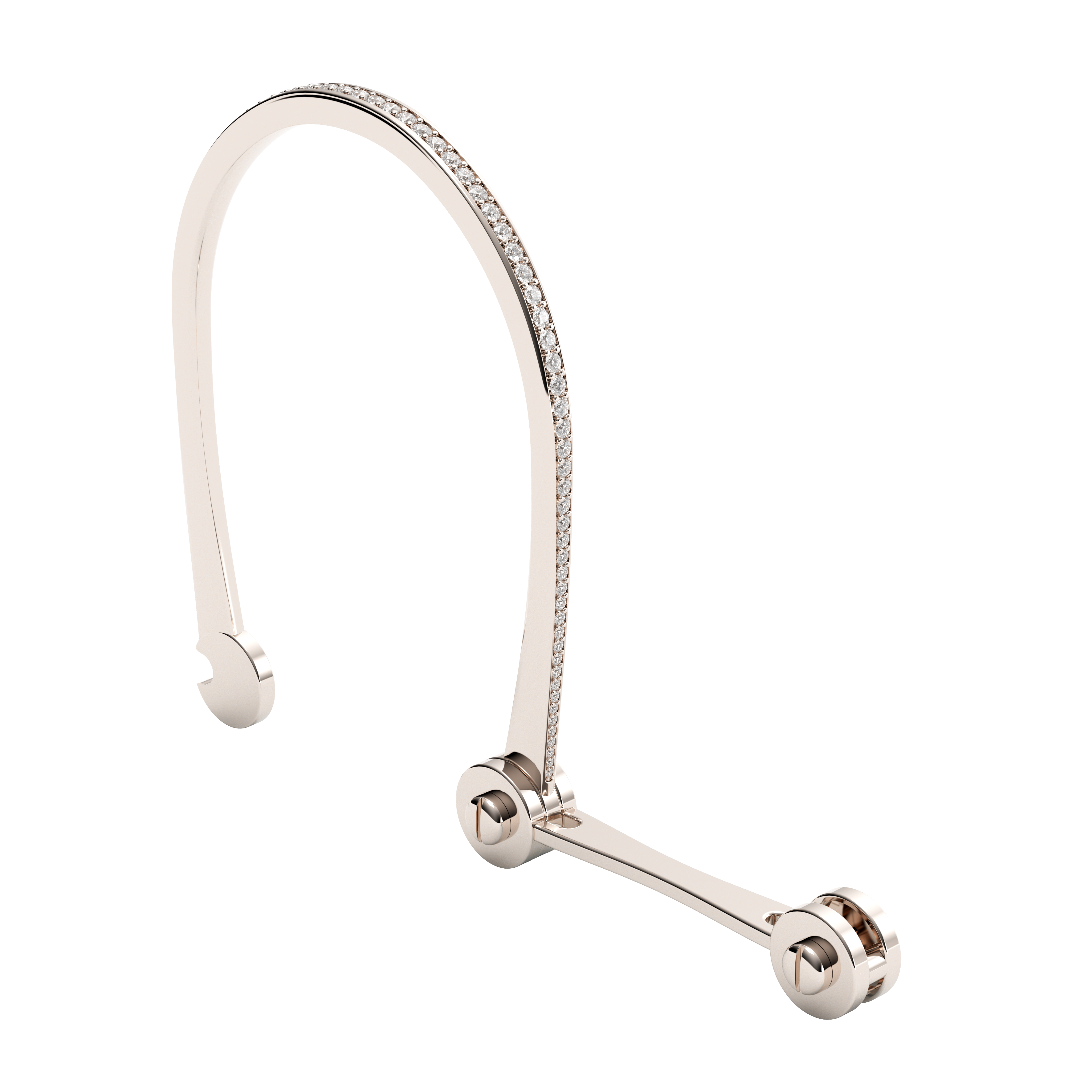 L'etrier "One Line" Or Blanc