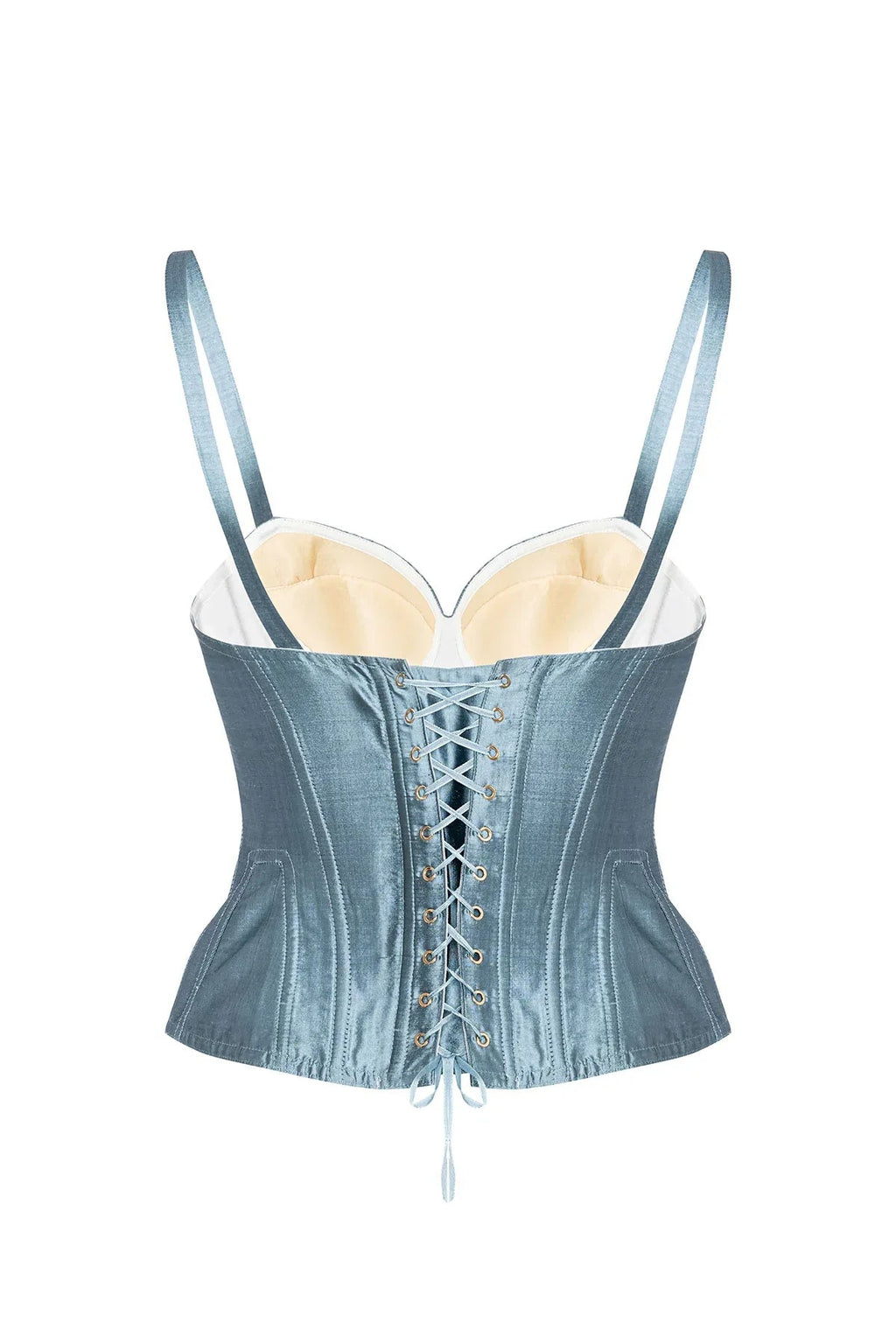Taffeta Marion Corset Blue