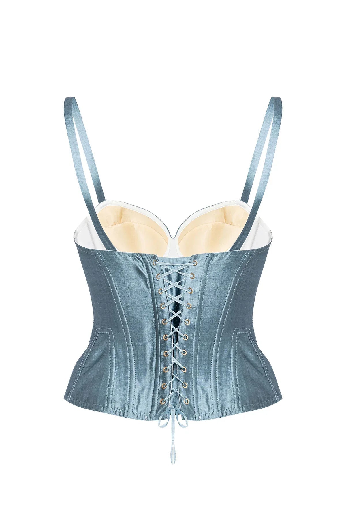 Taffeta Marion Corset Blue