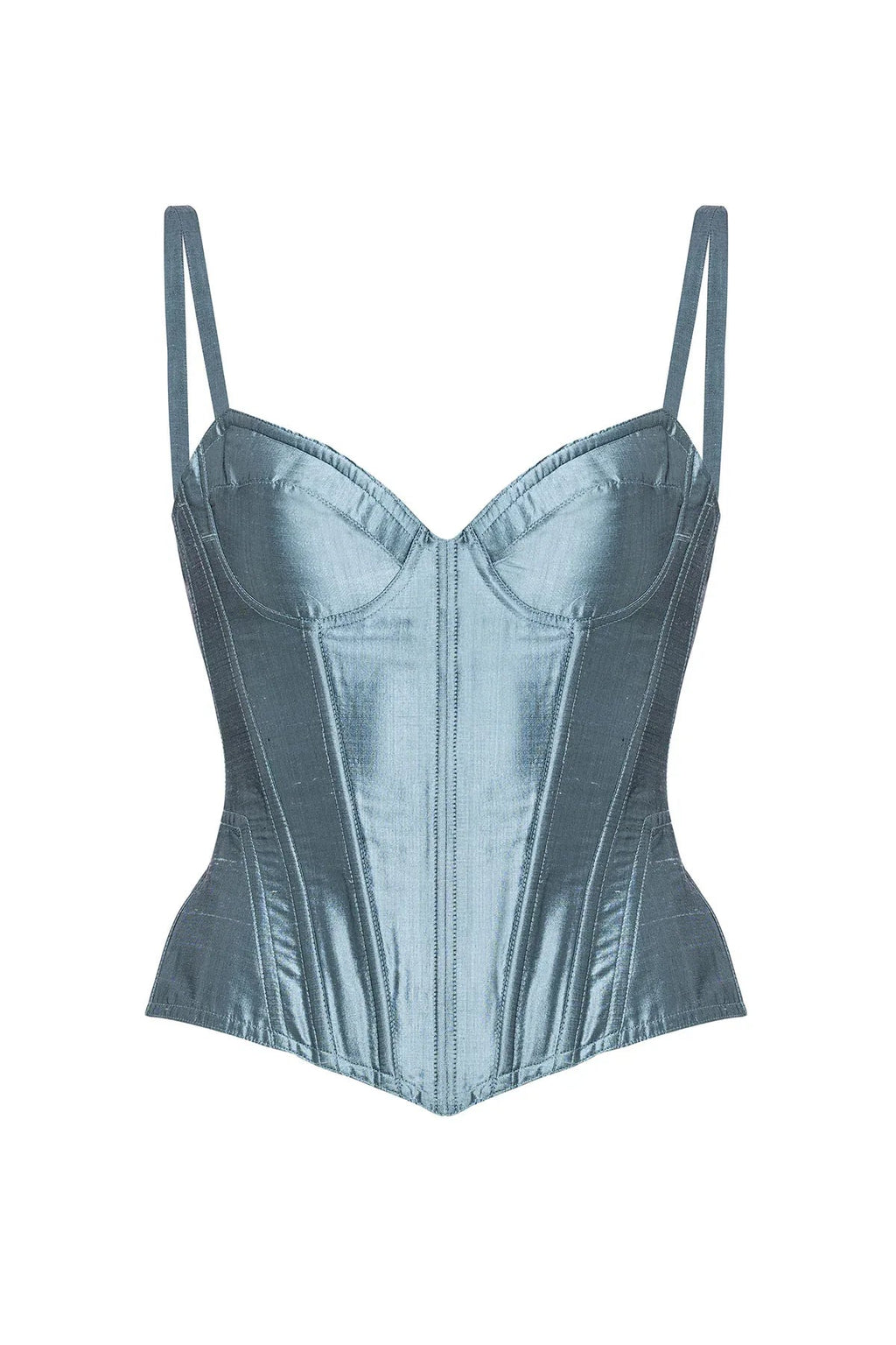 Taffeta Marion Corset Blue