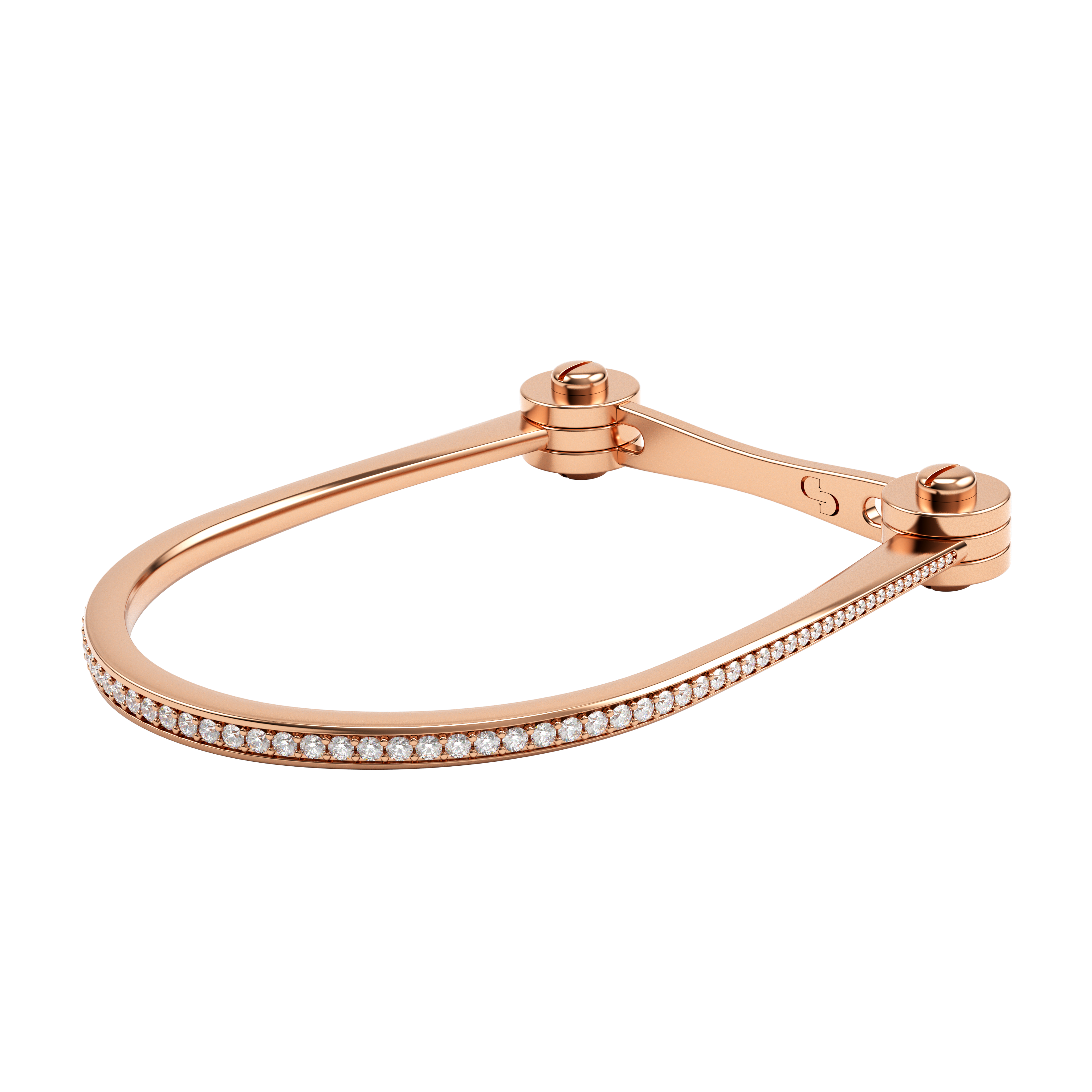 L'etrier "One Line" Or Rose