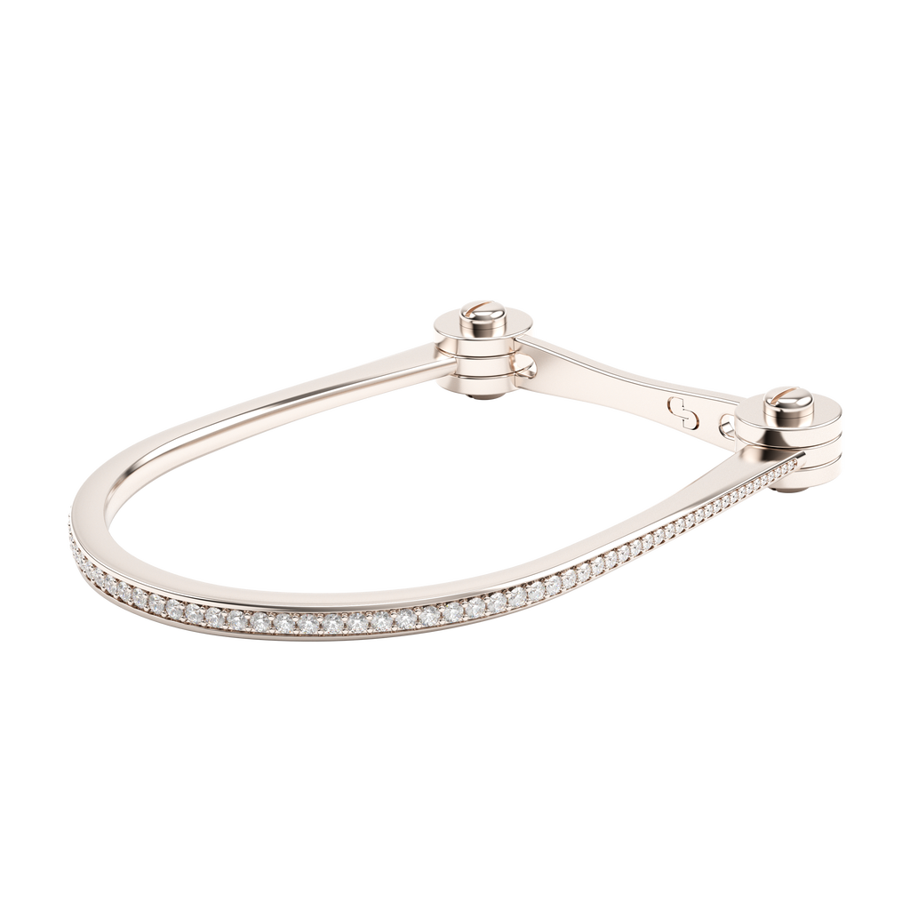 L'etrier "One Line" Or Blanc