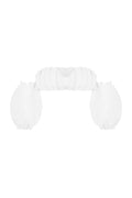 Off-the-shoulder crop top