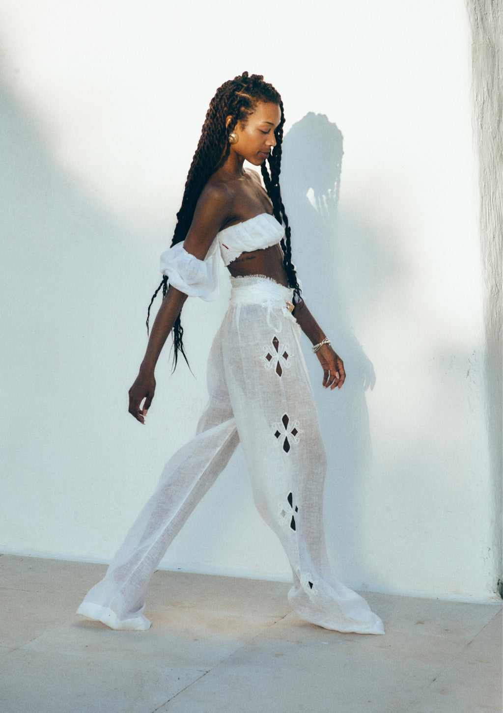 Embroidered pants