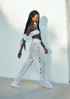 Embroidered pants