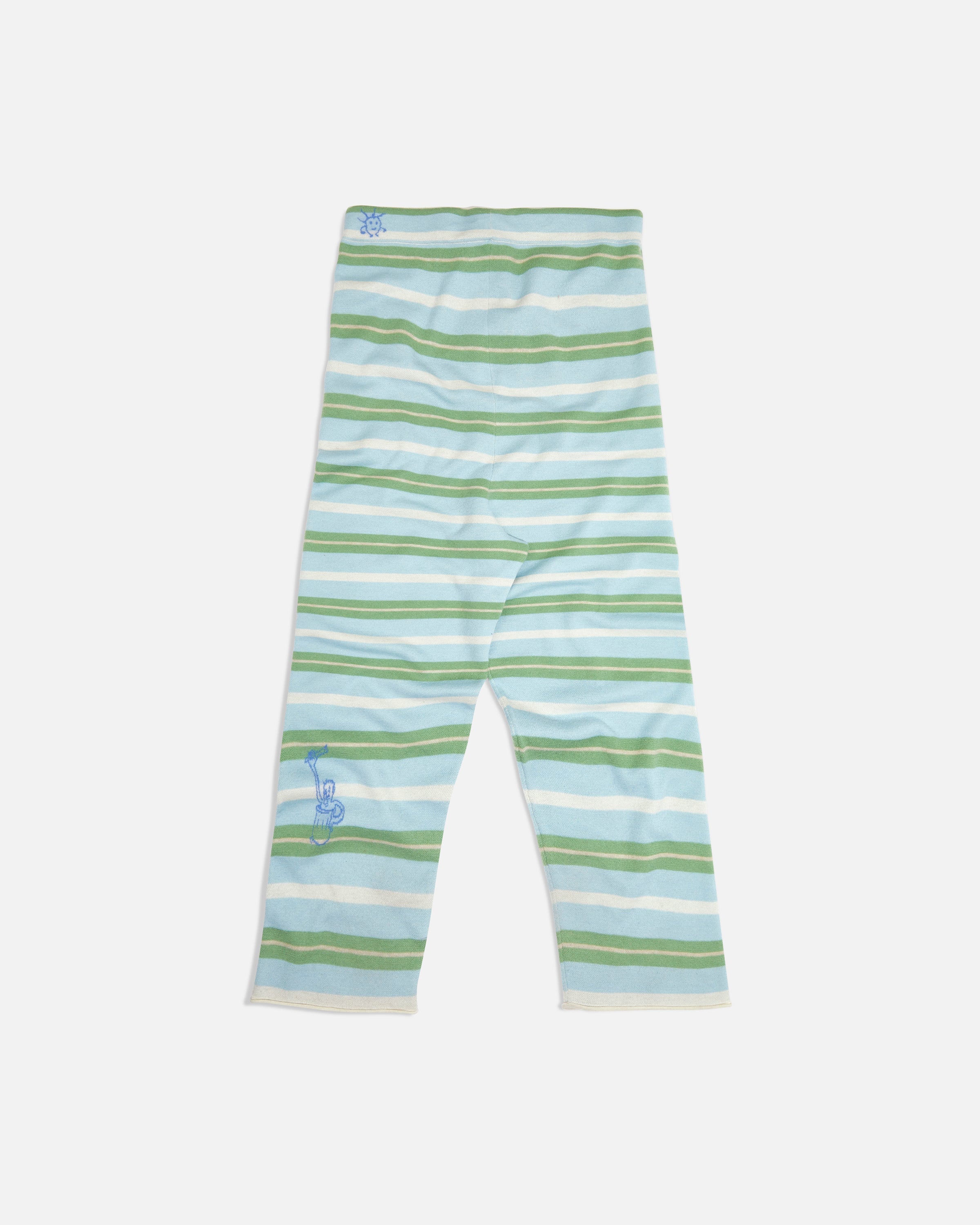 Sage Coin Striped Trackies