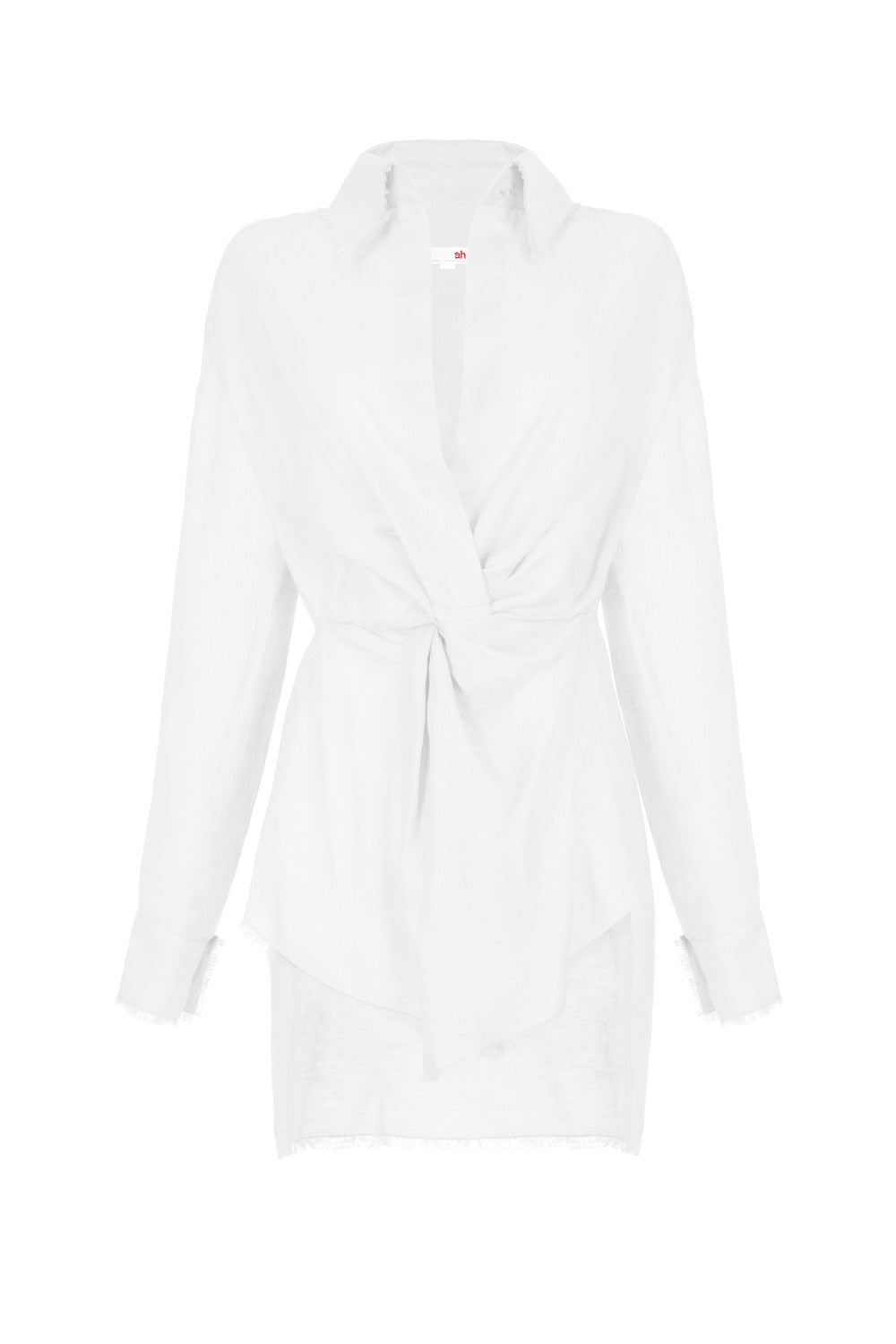 Front knotted dress