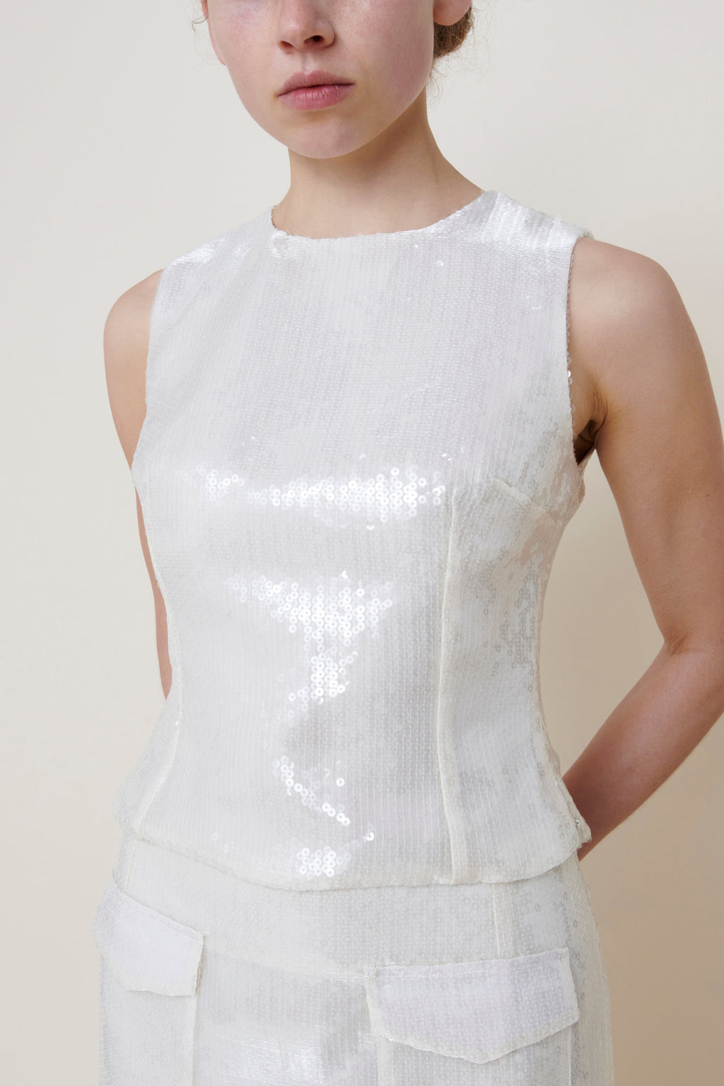 The Nori Top Ivory