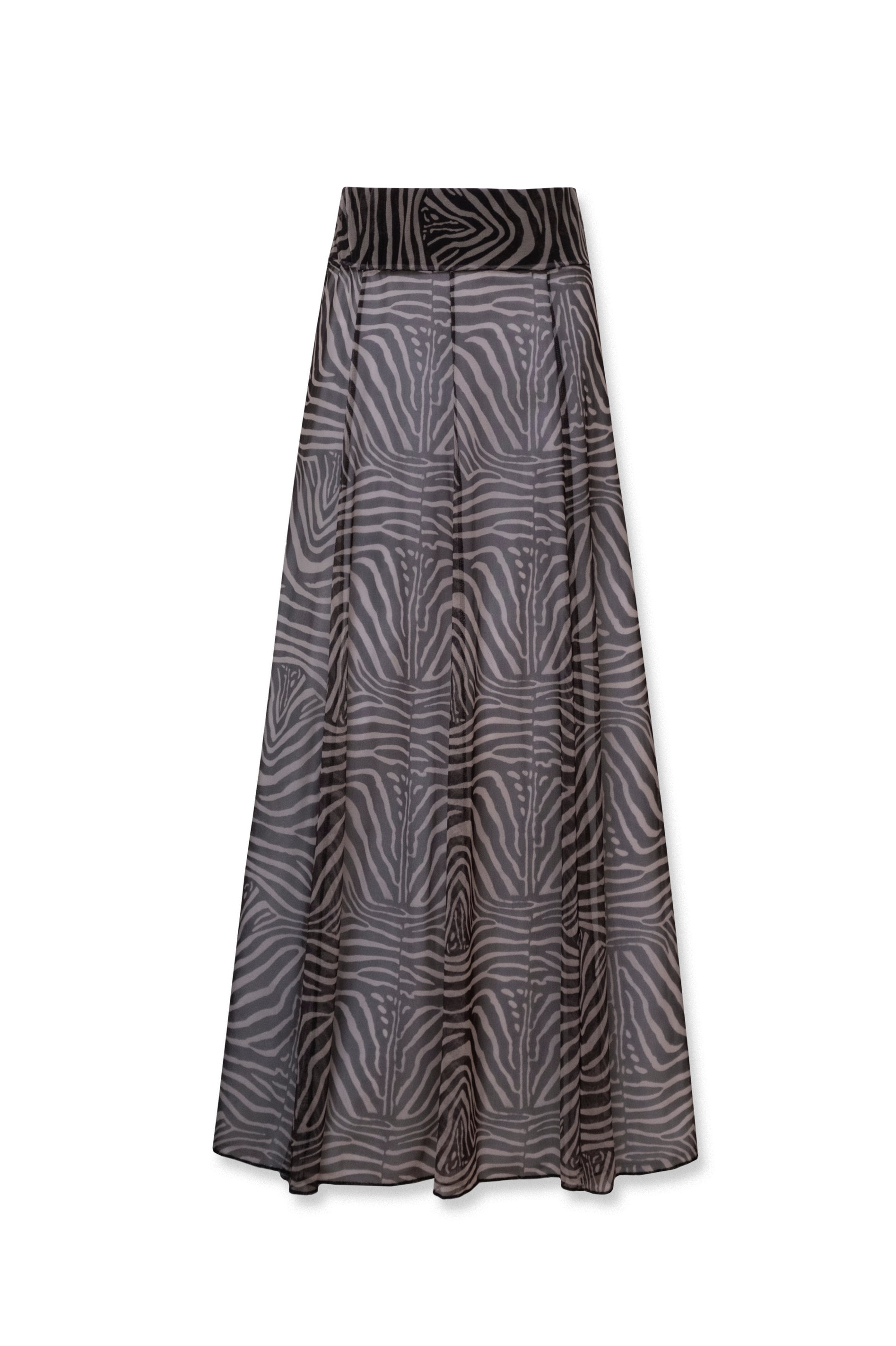 Aria Maxi Skirt Zebra
