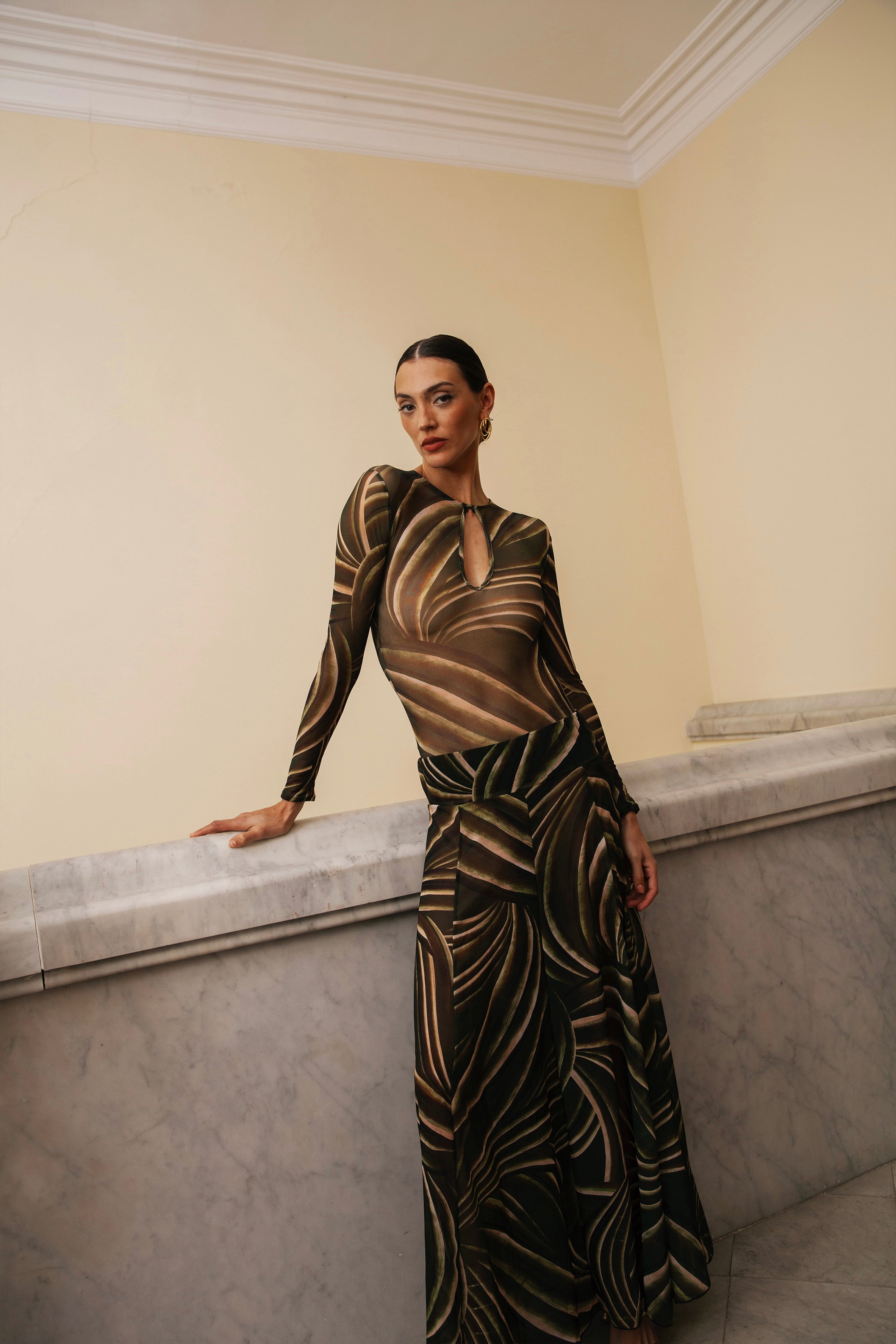 Aria Maxi Skirt Amazona