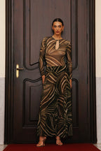 Aria Maxi Skirt Amazona