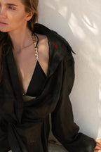 Front knotted dress