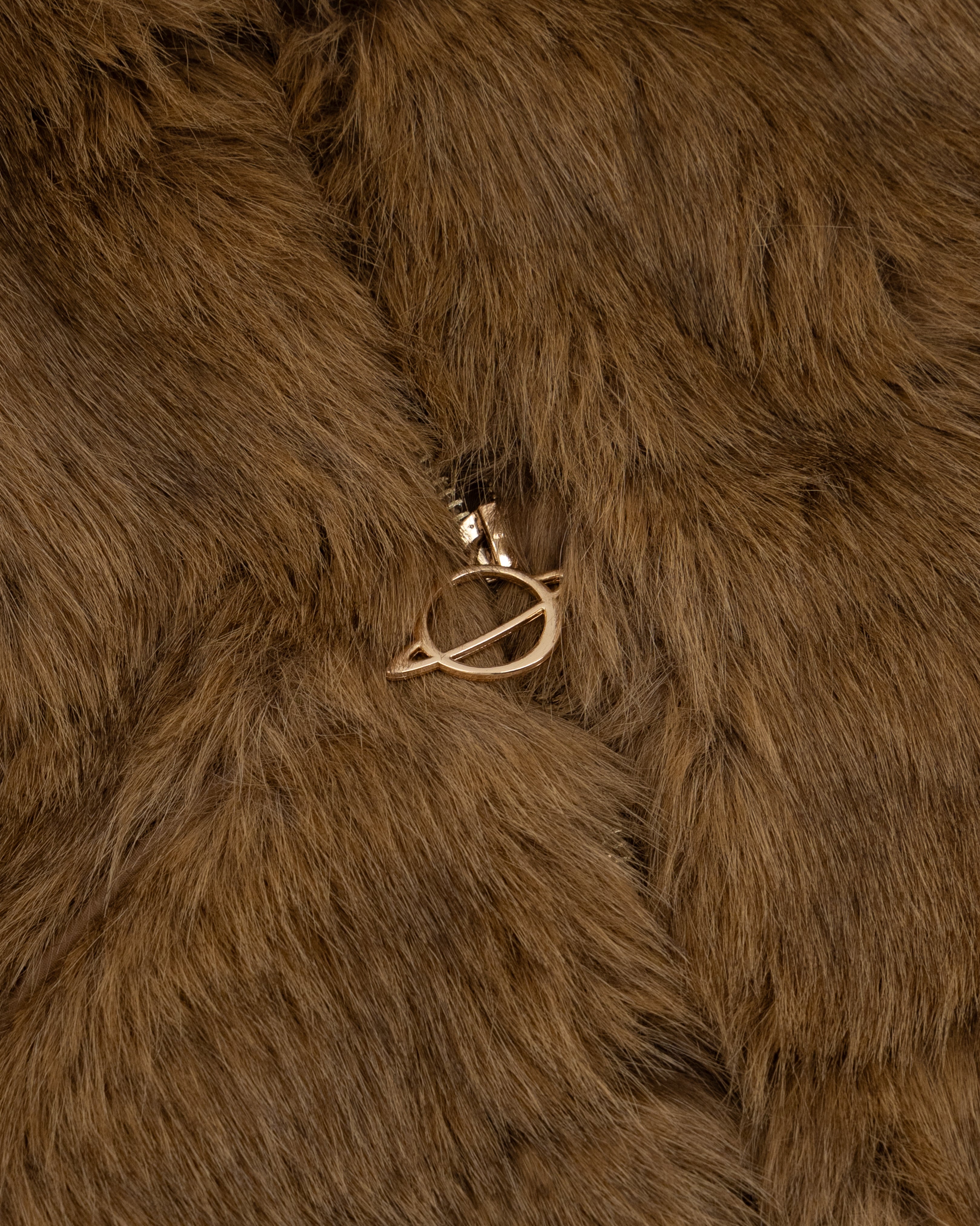 Borea Fur Coat Auburn