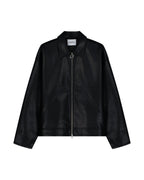 Borea Leather Jacket Black