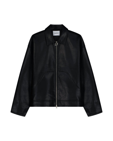Borea Leather Jacket Black