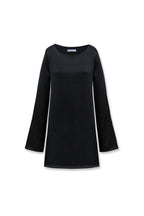 Buckle Mini Dress Black