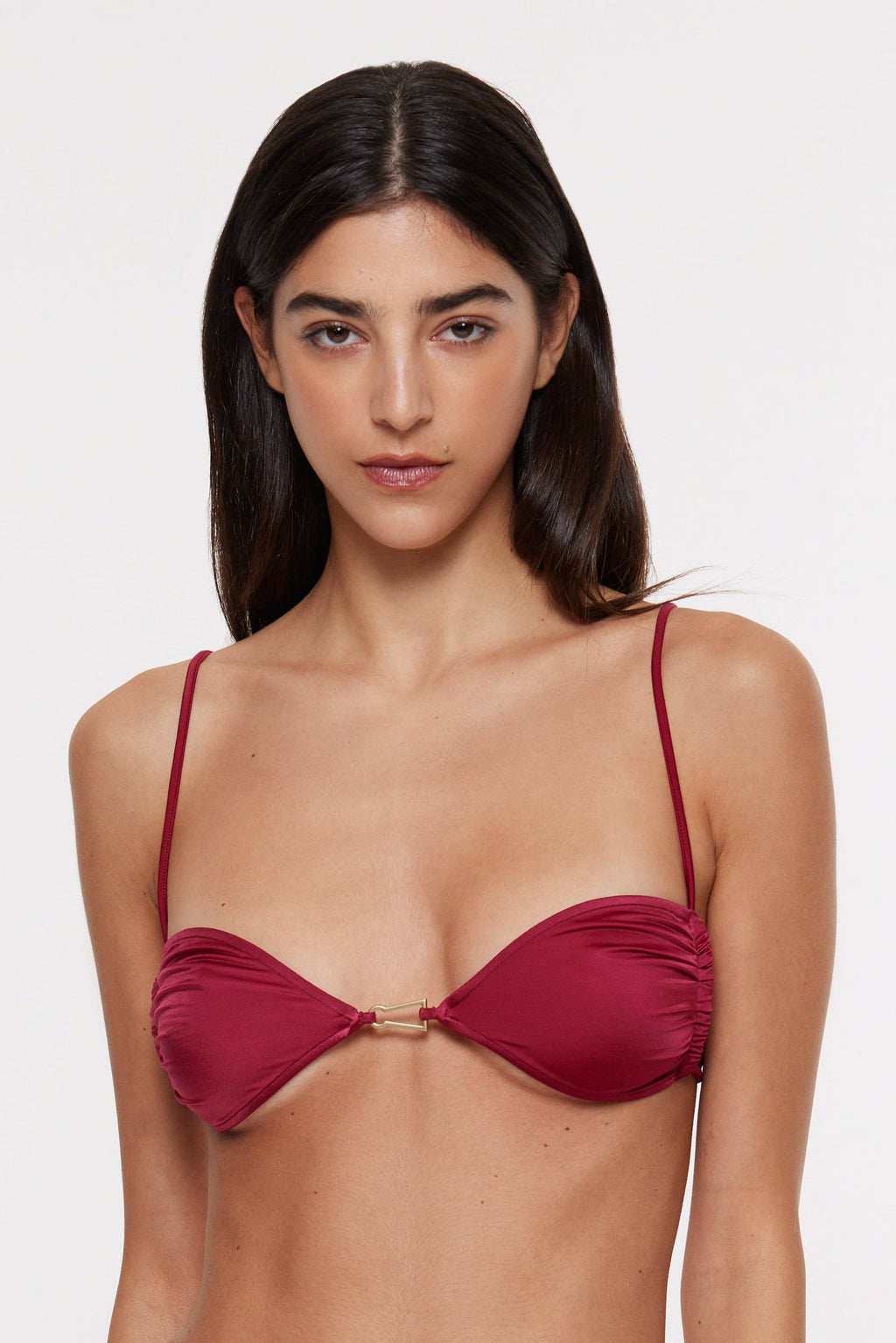 Calla Bikini Top Cherry