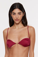 Calla Bikini Top Cherry