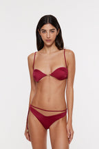 Calla Bikini Top Cherry