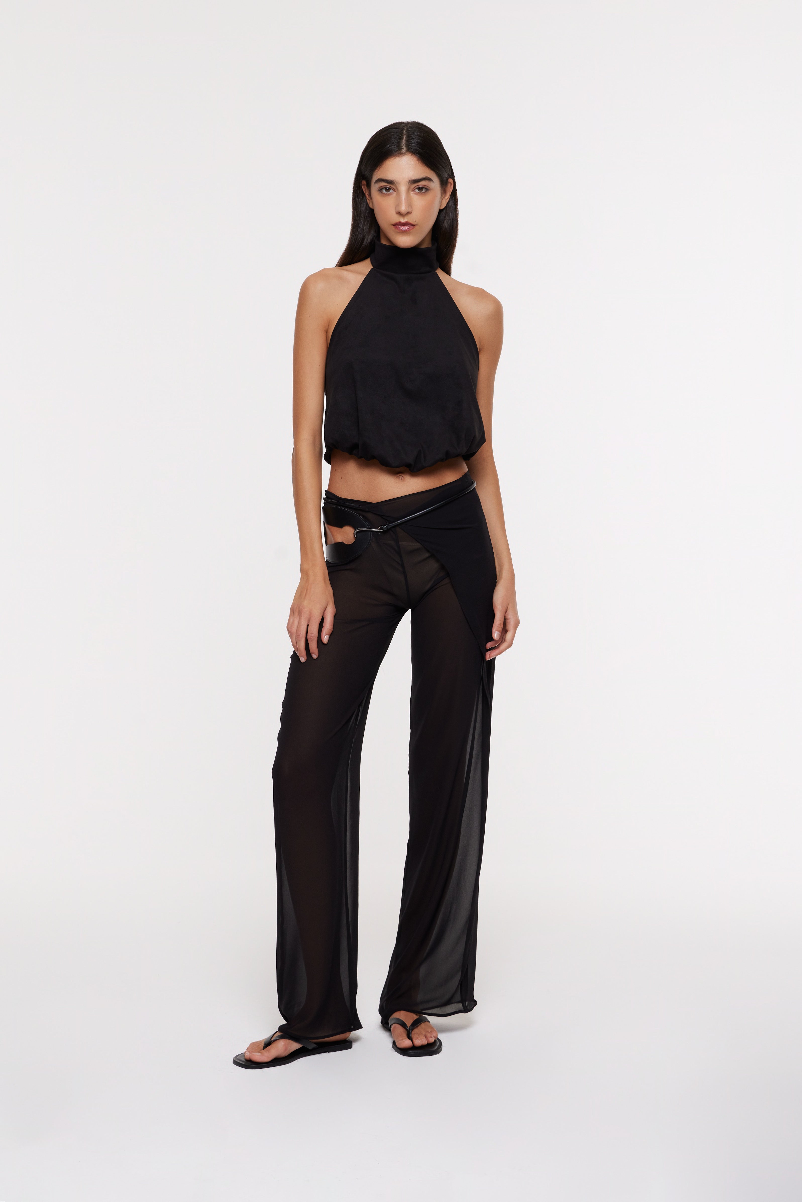 Deva Wrap Trousers Black