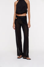 Deva Wrap Trousers Black