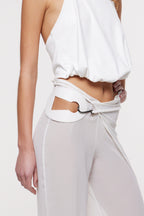 Deva Wrap Trousers Ivory