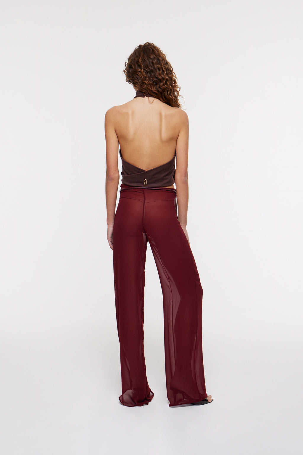 Deva Wrap Trousers Wine