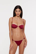 Lena Swim Bottom Cherry