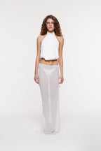 Kira Maxi Skirt Ivory