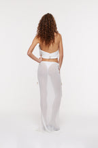 Kira Maxi Skirt Ivory