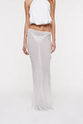 Kira Maxi Skirt Ivory