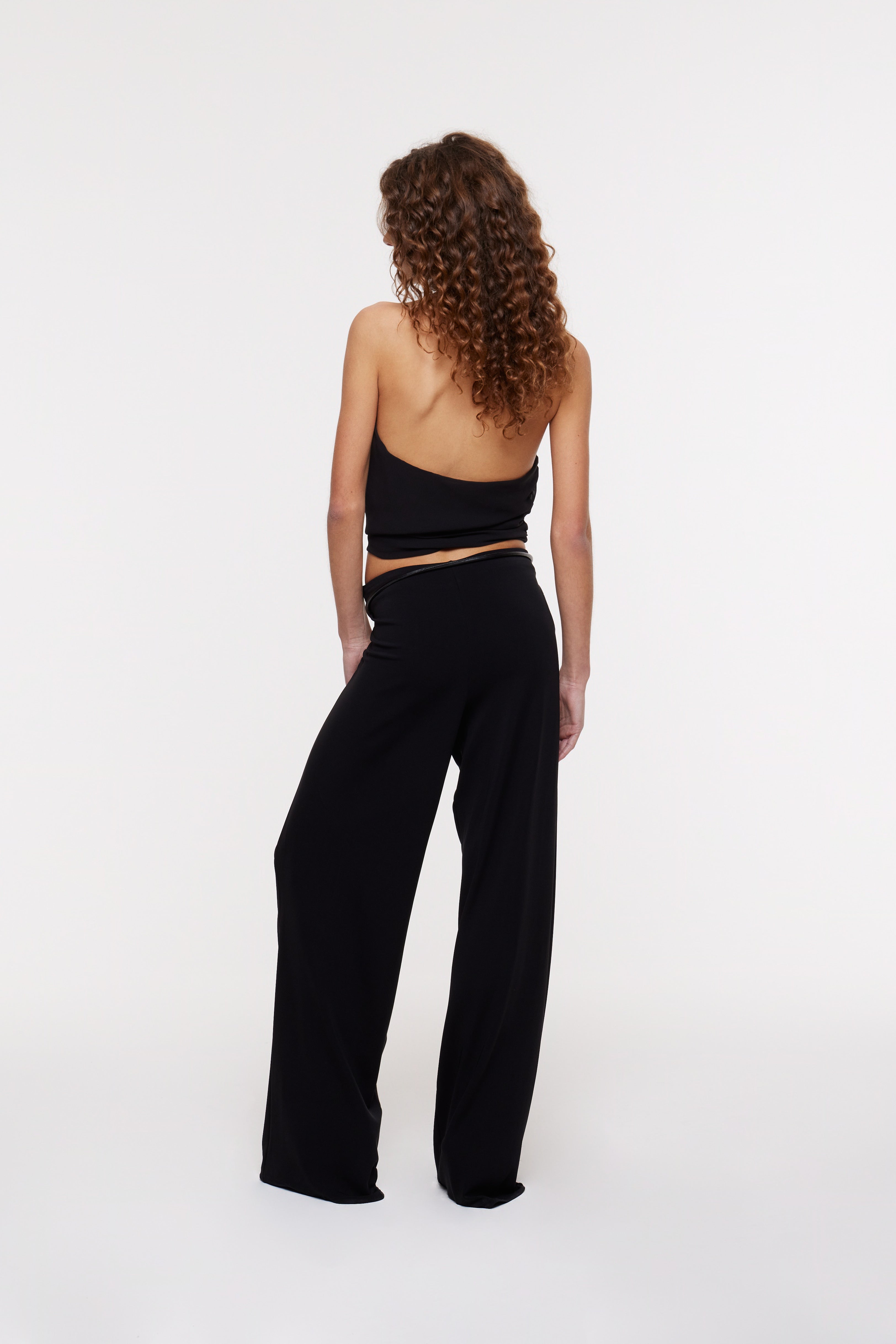 Nara Wrap Trousers Black