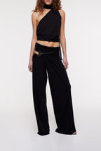 Nara Wrap Trousers Black