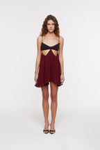 Reia Mini Dress Wine