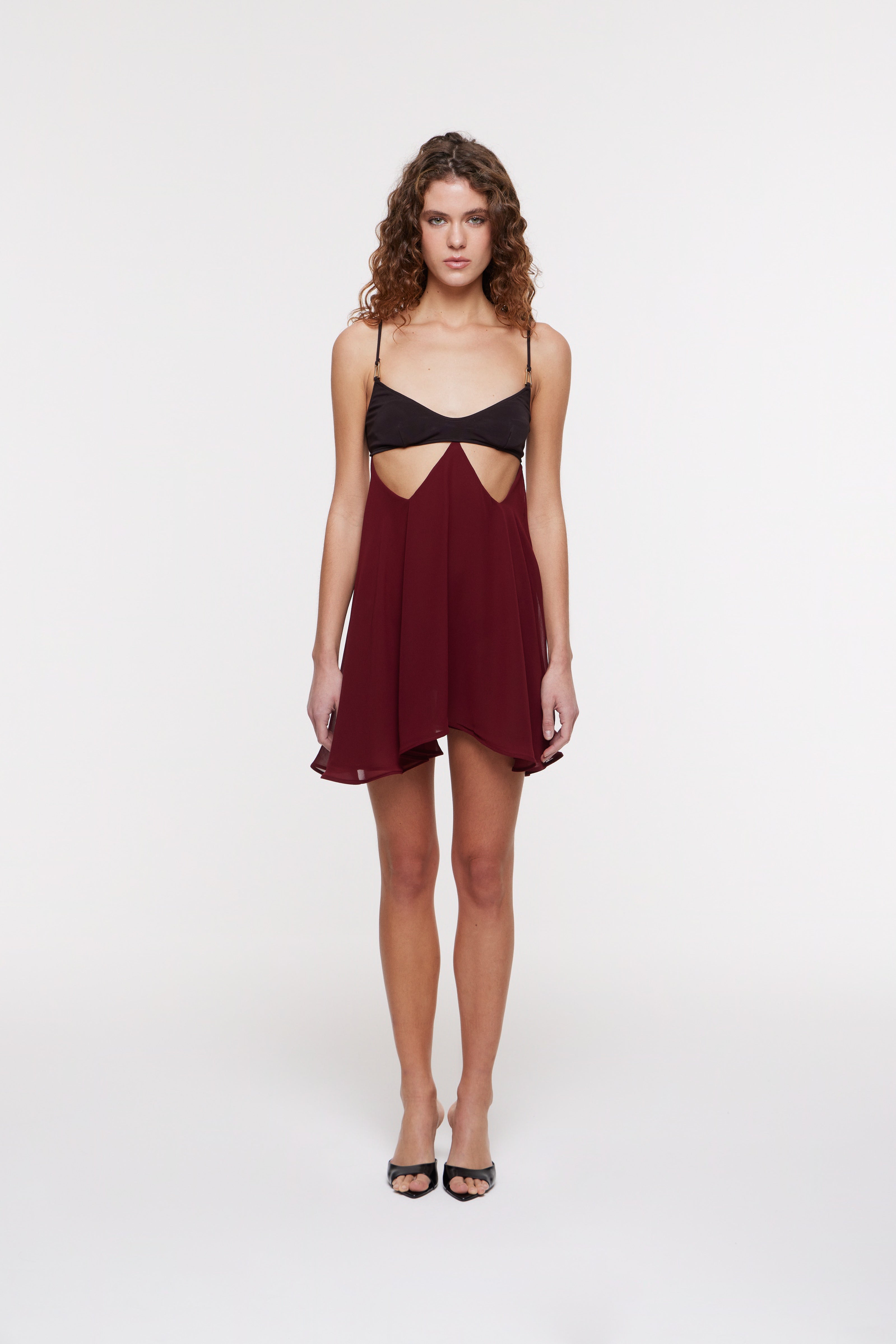 Reia Mini Dress Wine